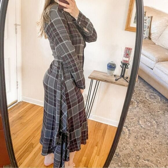 Public School New York Plaid Midi Dress - Picture 4 of 10